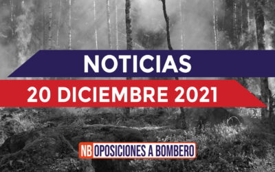 Noticias | 20.12.2021 | Examen Incendios Forestales + clase de corrección en directo, nuevas videoclases, nuevas preguntas tipo test y otras novedades