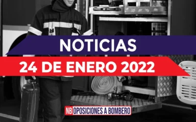 NOTICIAS 24/01/2022 / SIMULACRO 25 – Temas 4 y 5 del temario de la oposición a bombero de Ayuntamiento de Valencia + clase de corrección + nuevas videoclases, supuestos prácticos, preguntas tipo test y otras novedades