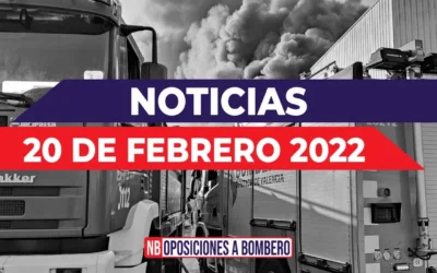 NOTICIAS 20/02/2022 / SIMULACRO 29 – Temas 8, 9 y 10 del temario específico de bombero + clase de corrección, clase en directo del tema G1, nuevas videoclases, supuestos prácticos, preguntas tipo test y otras novedades