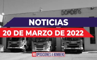 NOTICIAS 20/03/2022 / SIMULACRO 33 – Temas 13 y 28 del temario específico de bombero + Clase de corrección, Nuevo bloque de Consorcio Provincial de Bomberos de Valencia, nuevas videoclases, supuesto práctico, preguntas tipo test y otras novedades