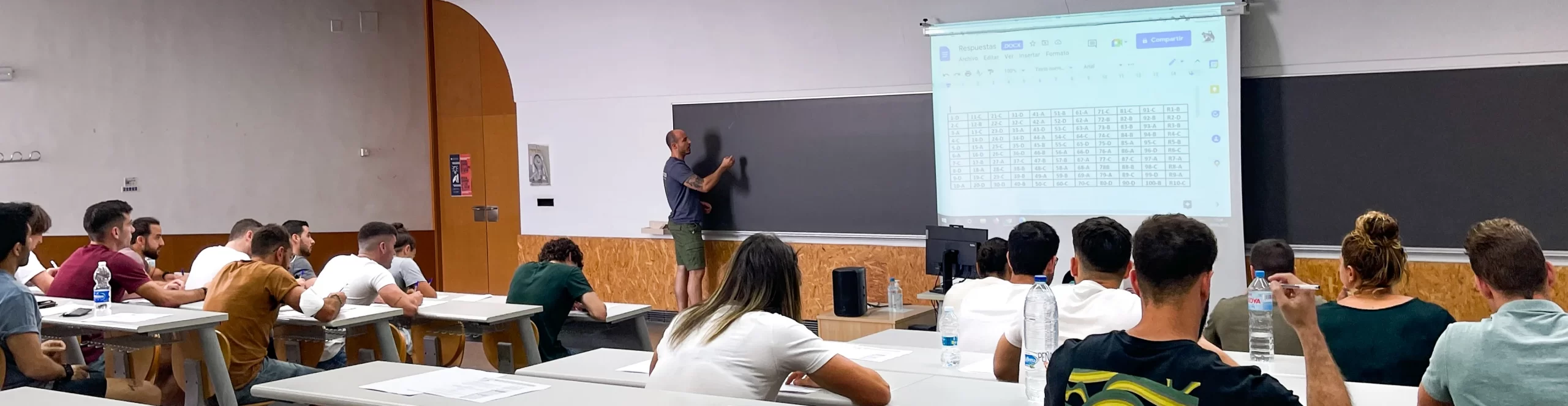Simulacro presencial de Navarrobomber en la Universidad de Alicante